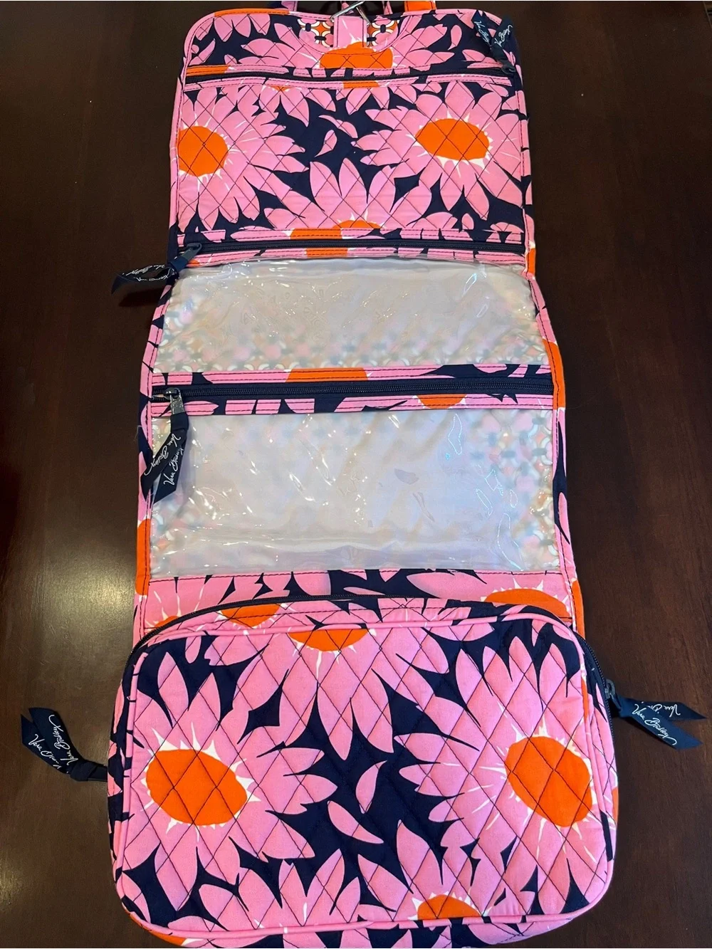 Vera Bradley Pink Floral Hanging Organizer